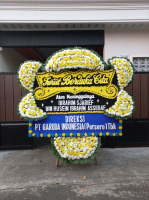 Papan Bunga Duka di Melebung